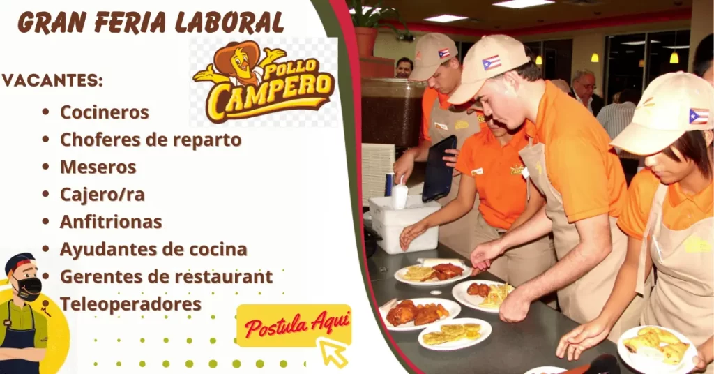 POLLO CAMPERO Nuevas Convocatorias Laborales