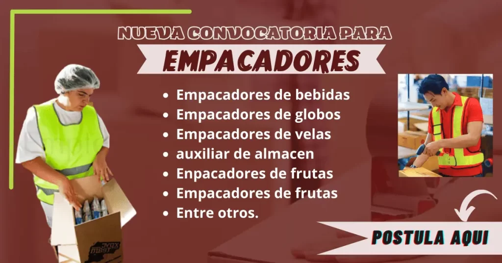 EMPACADORES Nuevas Convocatorias