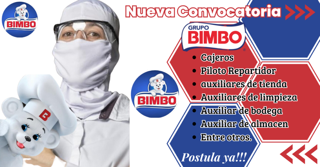 BIMBO Convocatoria de Empleos Abierta Ahora