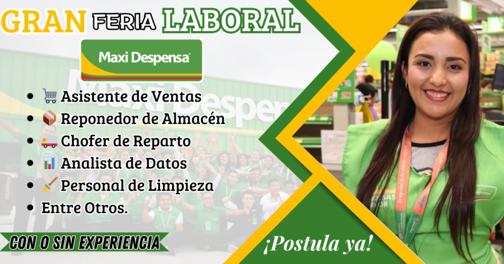 🛒MAXIDESPENSA Únete a Nuestro Equipo 🛒